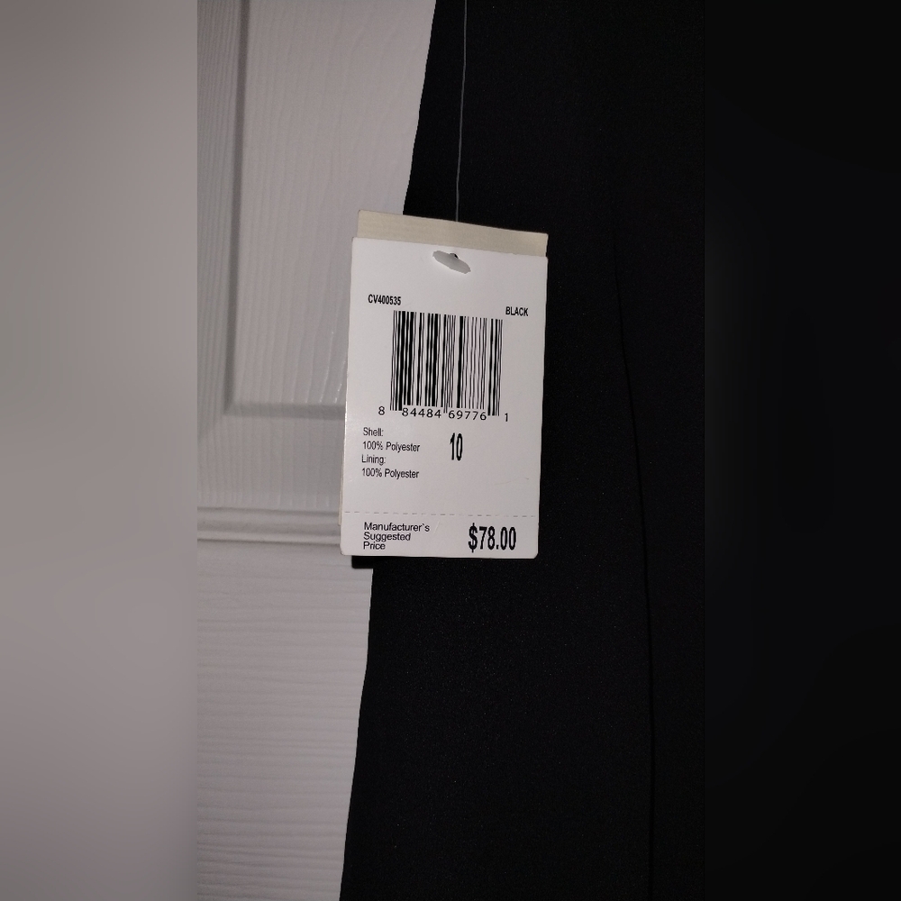 Carmen Marc Valvo Black Women's Wide-Leg Pants - Picture 4 of 5
